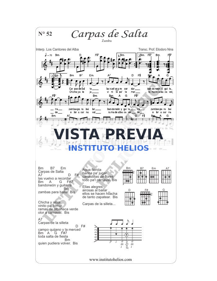 Vista previa de Carpas de salta